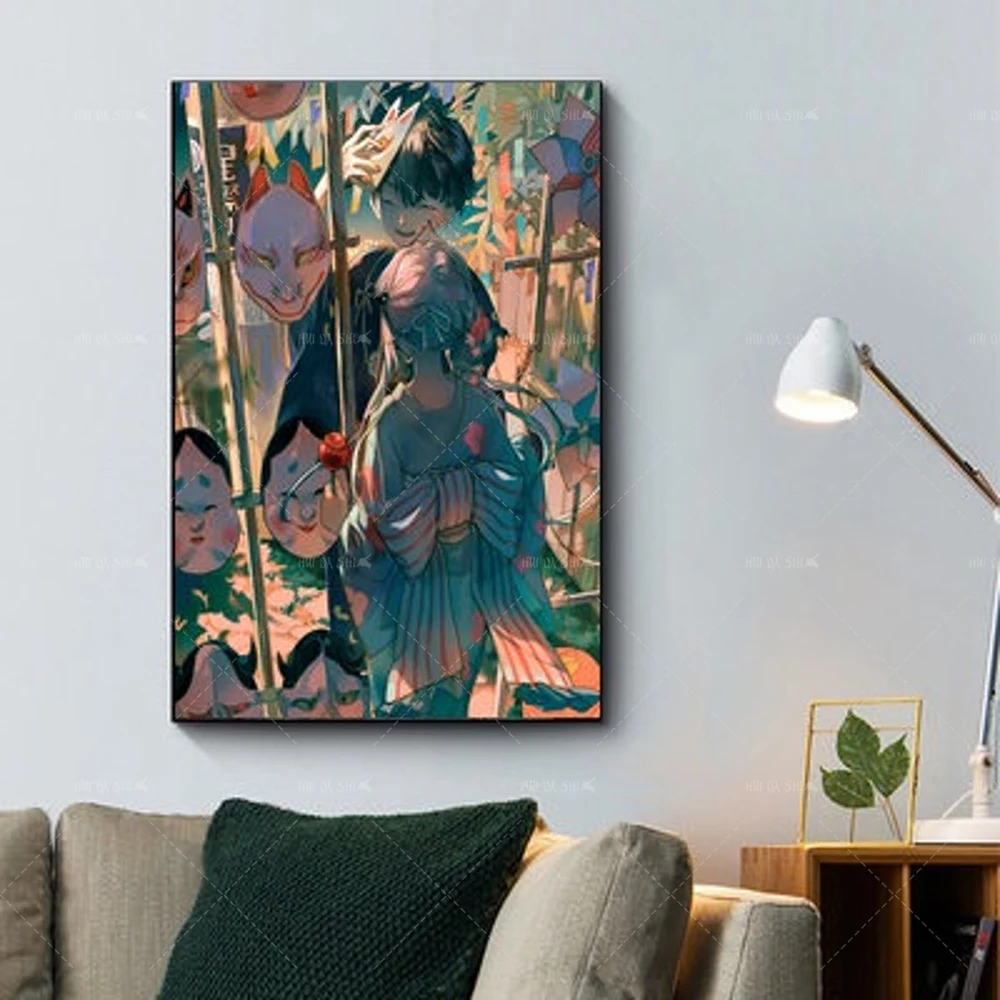 

Home Decor Poster Hanako Kun Yashiro Nene Anime Wall Art Canvas Painting Nordic Art Poster Print HD Wall Picture For Living Room