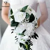 Lovegrace-ramo de novia en cascada para dama de honor, flor de rosa de boda Vintage, suministros de Fiesta de matrimonio, ramo de lujo rosa ► Foto 1/6