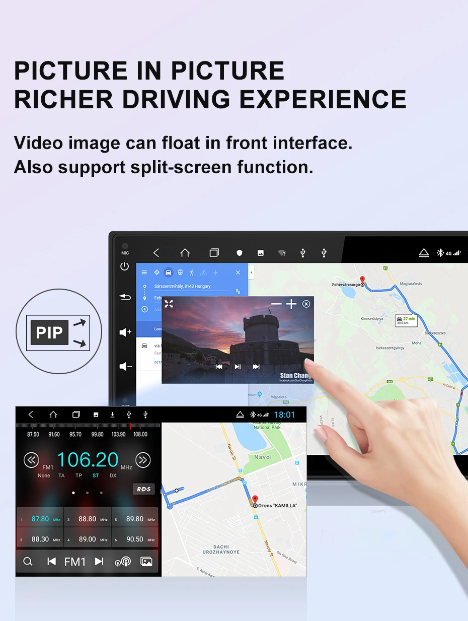 Discount Isudar H53 4G Android 2 Din Auto Radio For Nissan/Xtrail/Tiida/Hyundai/KIA Car Multimedia GPS 8 Core RAM 4GB ROM 64GB Camera DVR 17