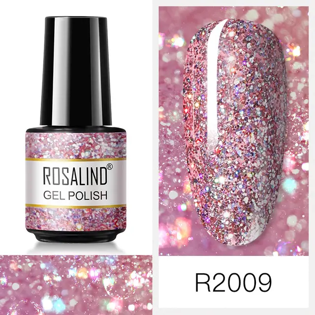 ROSALIND Nail Art 7ML Gel Polish 80 Color For Manicure Design UV Nail Polish Gel Lacquer Soak Off Semi Permanent Gel Nail Polish RAR2009