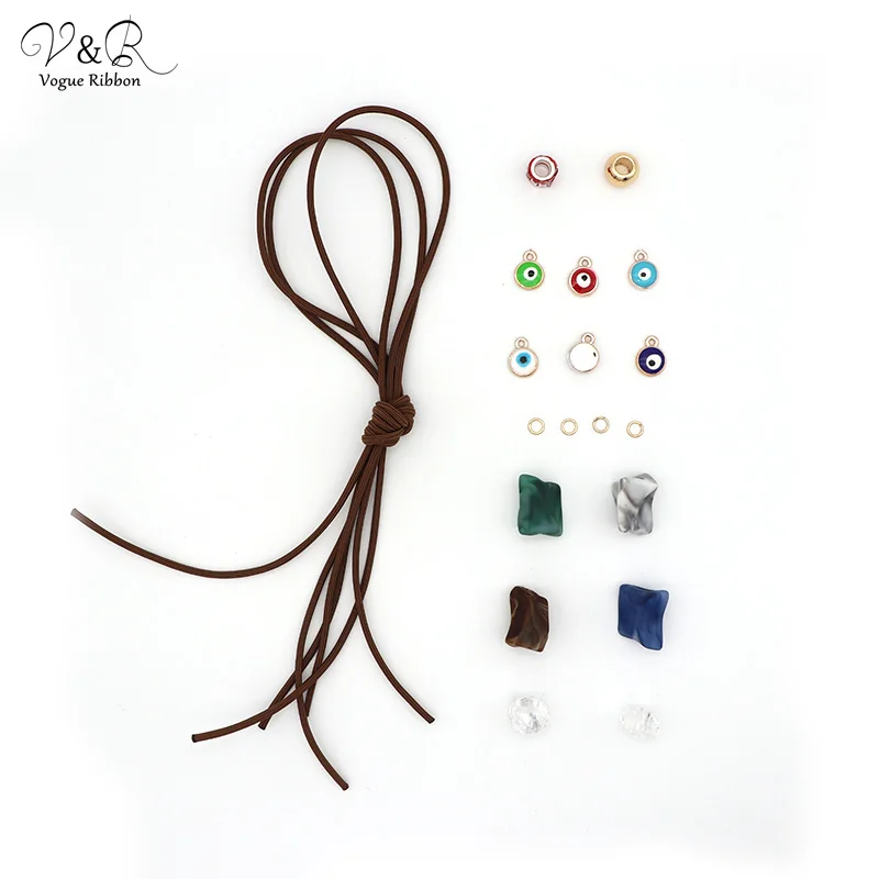 

Newest DIY Handmade Jewelry Making Beaded Charms Pendants for Hair Band Set Components Decoration Fashion Accessories Gifts