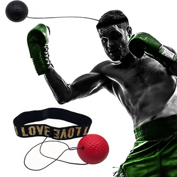 

Boxing Speed Punch Ball Improve Reaction Muay Thai Gym Exercise Hand Eye Coordination Fight Ball Reflex Training Headband