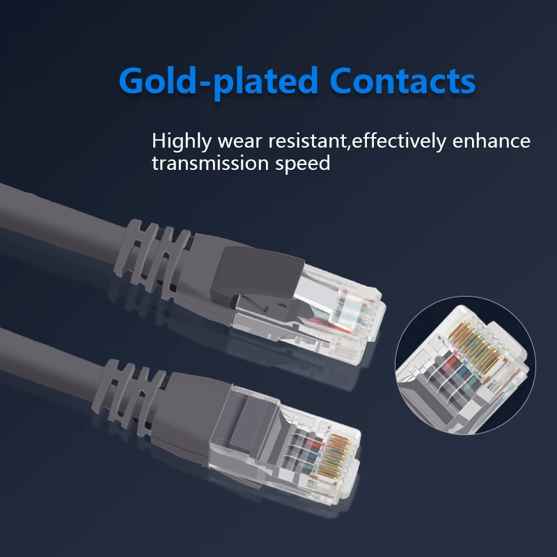 Сетевой кабель Anmck Ethernet Cat6 Lan RJ45 UTP CAT 6 RJ 45 сетевой 10 м/20 м/30 м/50 м коммутационный шнур