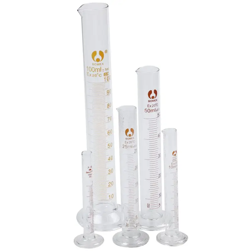 

5Pcs Experimental glass Measuring cylinder set