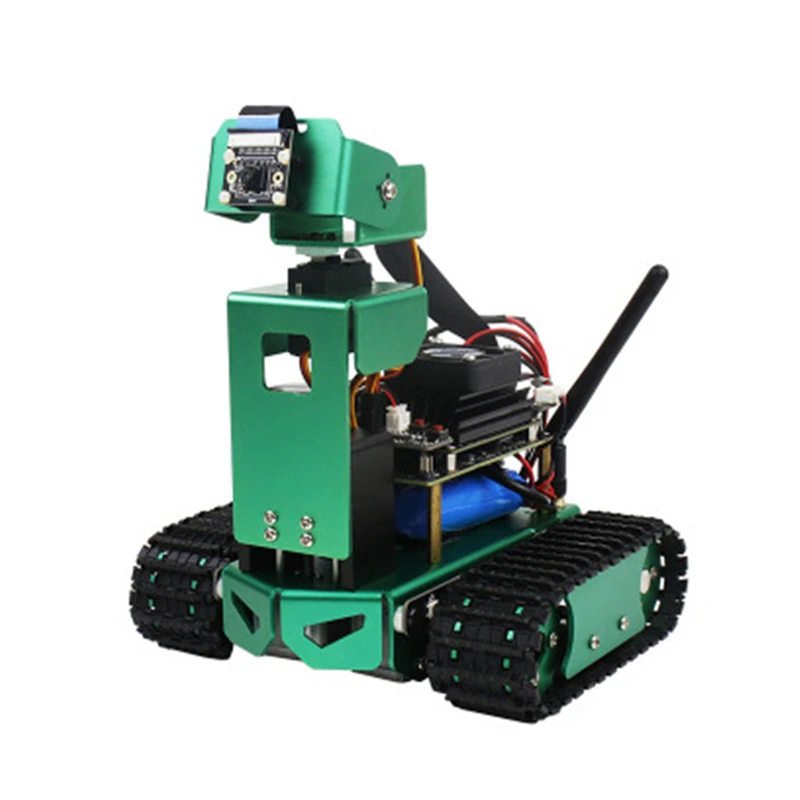 Автомобильный робот Jetbot AI с искусственным интеллектом нанозрением автопилот