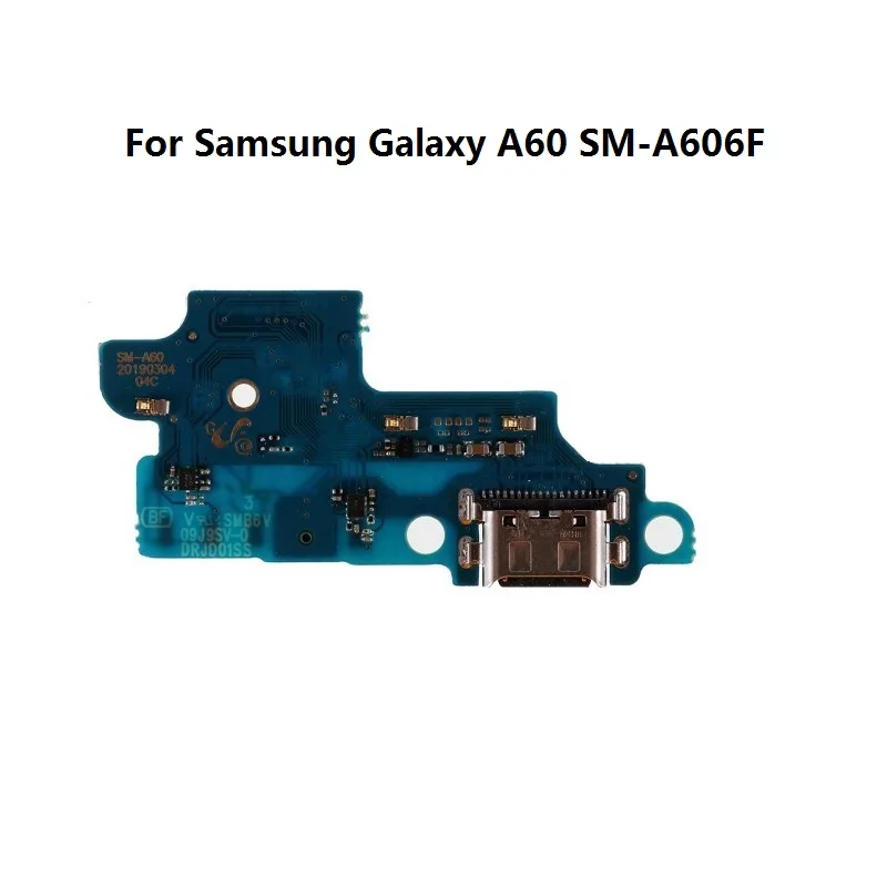 A60 A606F No IC Для 10 шт/лот samsung Galaxy A10 A105F/A20 A205F/A30 SM-A305F/A40 A405F/A50/A60/A70 зарядный порт разъем гибкий кабель - Цвет: A60 A606F No IC