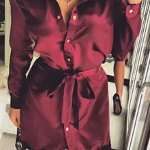 New Fashion Women Sleep Tops Autumn Winter Full Sleeve Length Solid Pattern Type Turn-down Collar Lace Decoration