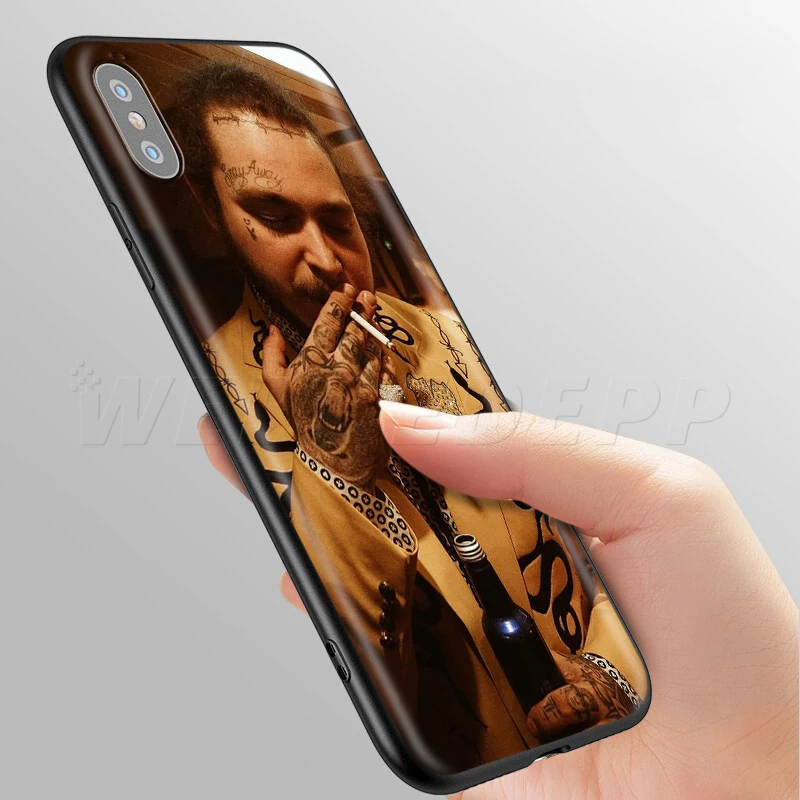 Webbedepp Post Malone Beerbongs чехол для Apple iPhone 11 Pro XS Max XR X 8 7 6 6S Plus 5 5S SE