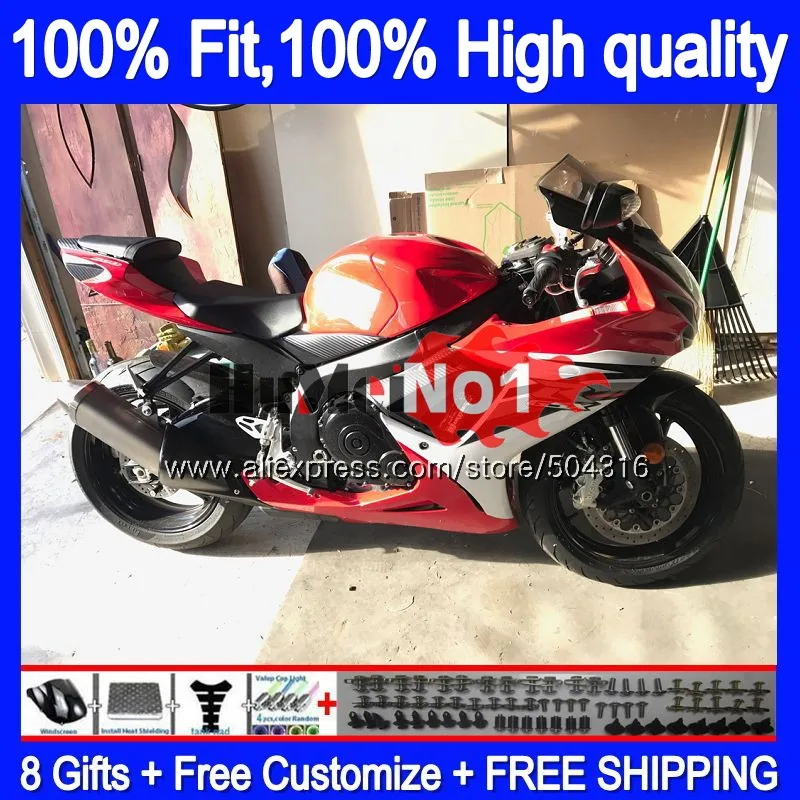 Инъекции для SUZUKI K11 GSXR 750 600 2011 2012 2013 18MC. 88 черный, красный GSXR600 GSXR750, возрастом 11, 12, 13, 14, 15, обтекатель - Цвет: No. 1