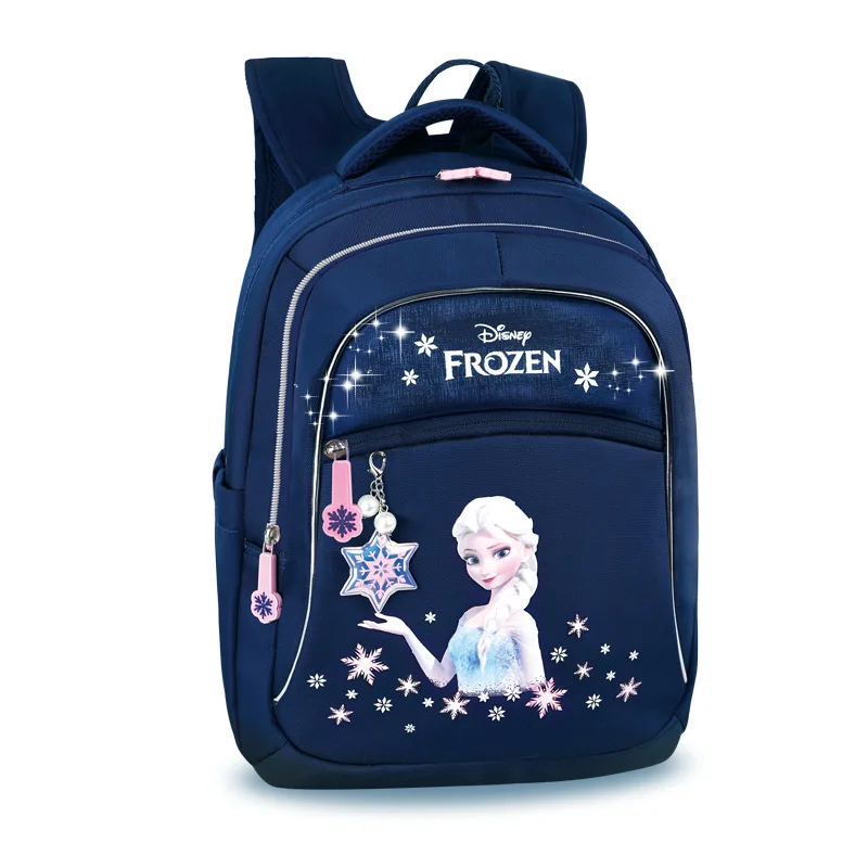 2021 New Frozen Cartoon School Bag Girl Elementary School Student Child Schoolbag Lightweight Wear-Resistant Student Backpack