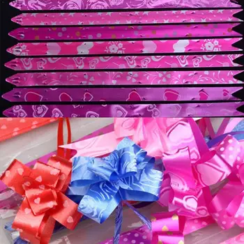 

40pcs Decorative Gift Box Packaging Bag Pull Flower Birthday Mixed Bow Party Color Decor Wedding Wedding Decoration N3J5