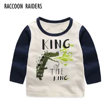 Осенняя одежда для мальчиков детская одежда в Корейском стиле Осенняя детская футболка с длинными рукавами Базовая рубашка для малышей 032