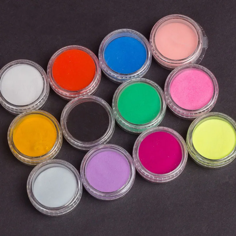 

12 Box/Set Nail Glitter Hexagon Sequins Nail flower Head Loose Sequins for Crafts Flakes Sequins Powder Magic Mirror Paillette G