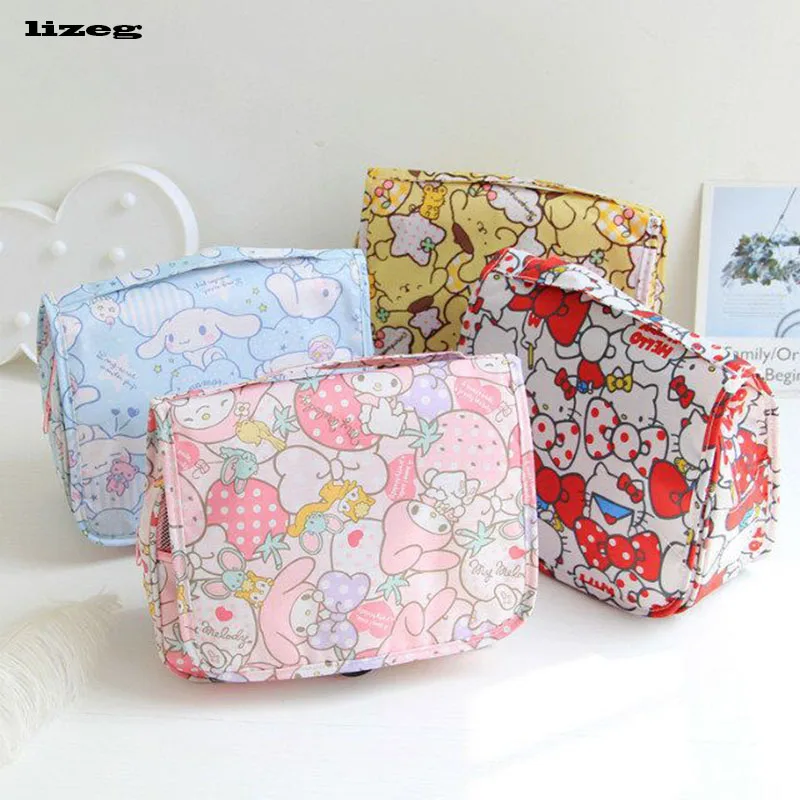 

Ladies Cosmetic Bag Hanging Wash Bags Color Pattern Make Up Toiletry Bathroom Bag MakeUp Bag Organize
