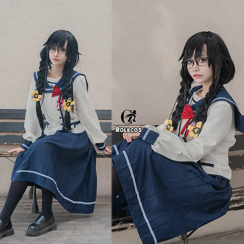ROLECOS аниме oreski Sanshokuin Sumireko карнавальный костюм школьная форма для женщин| |