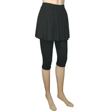 Fitness Leggings Women Skirt Tennis Pants Spandex Legging Sports Elastic Leggins Cropped Culottes legins Женские штаны