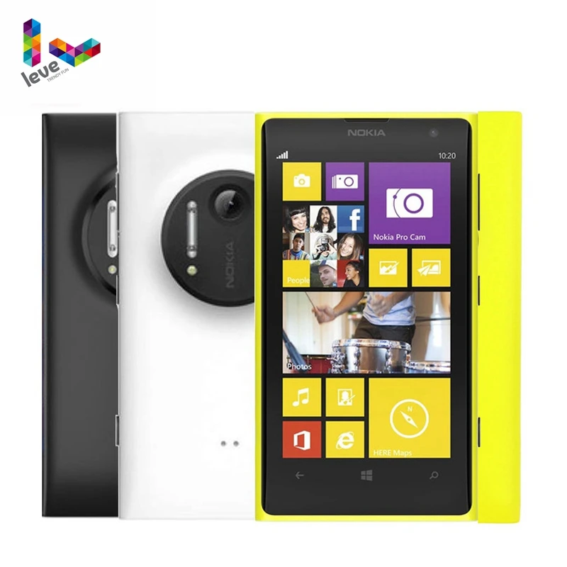 Оригинальный разблокированный мобильный телефон Nokia Lumia 1020 Windows Phone 32 ГБ камера 41