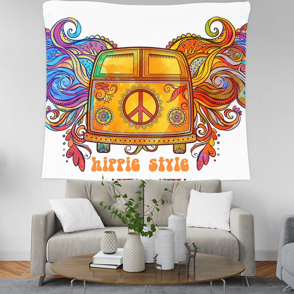 Гобелен с изображением машины мира, индийская мандала, богемный гобелен, настенный гобелен с изображением мандалы, настенный гобелен Tapiz Pared, TAP456 - Цвет: 5