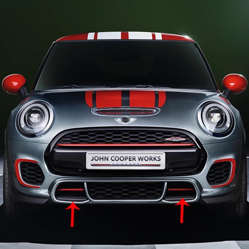 Copriparaurti Anteriore Per Mini Cooper F55 F56 F57, ABS Nero, OE 51117337791, Antigraffio