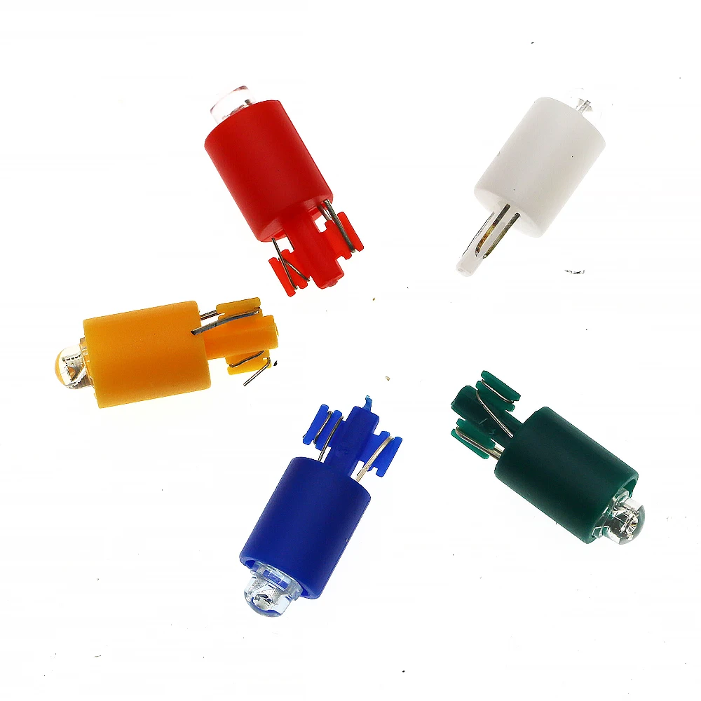 

100pcs/Lot Red Yellow Green Blue White Color Led Blub For Arcade Game Machine Illuminated Push Button DC12V Light Lamp