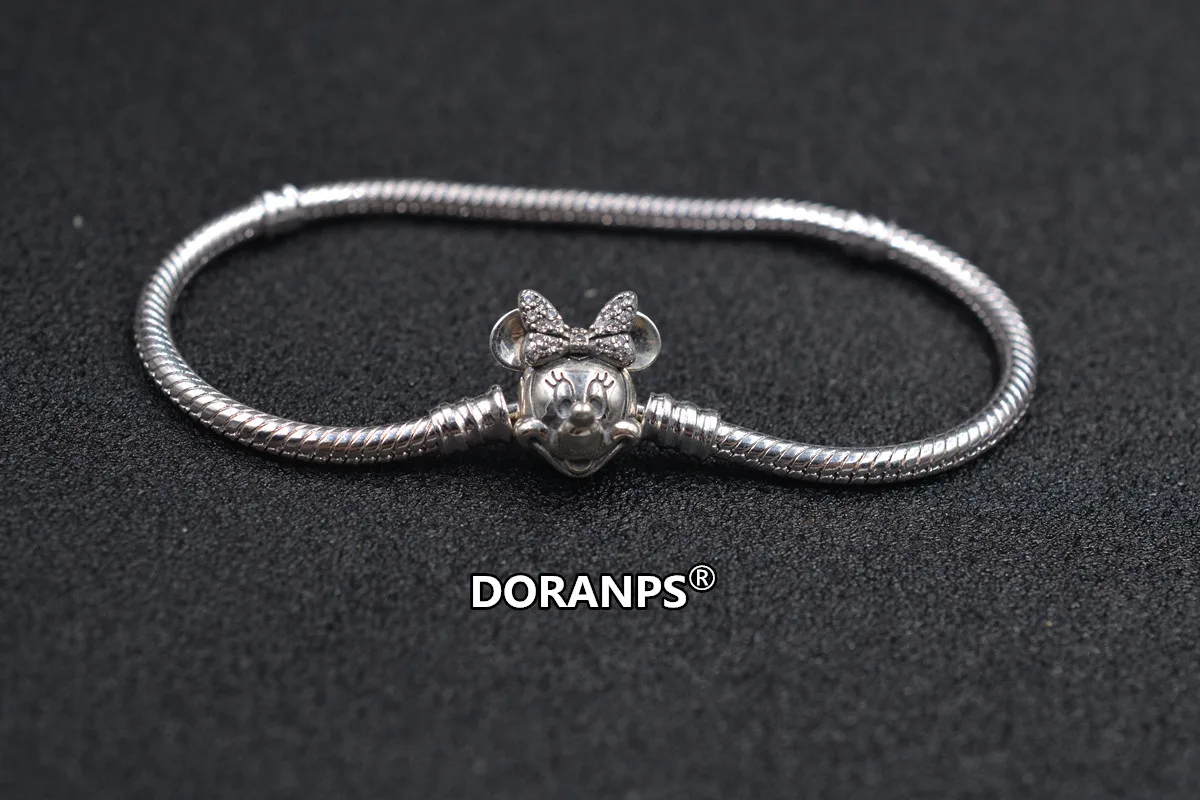 Хорошее ювелирное изделие, doranps, серебро 925, очаровательный браслет для женщин, браслет, рождественские подарки, 1pz