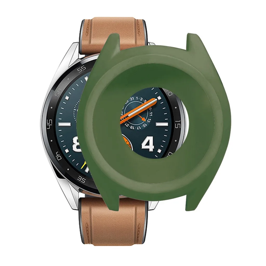 Мягкий ТПУ полный чехол оболочка Рамка Бампер Защитный для huawei-watch Gt2 46 мм Новое поступление#20191026