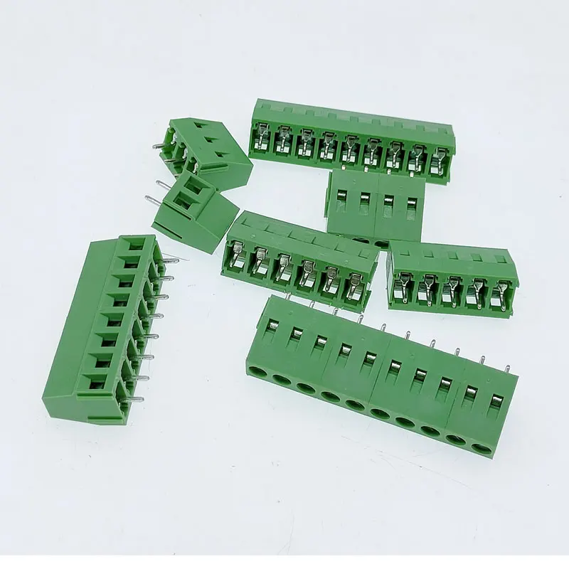 Kit Morsettiera A Vite KF128 2/3/4 Pin – Passo 2,54 Mm Per PCB, 125V 6A, Ideale Per Progetti Elettrici Fai-da-Te (50 Pz)
