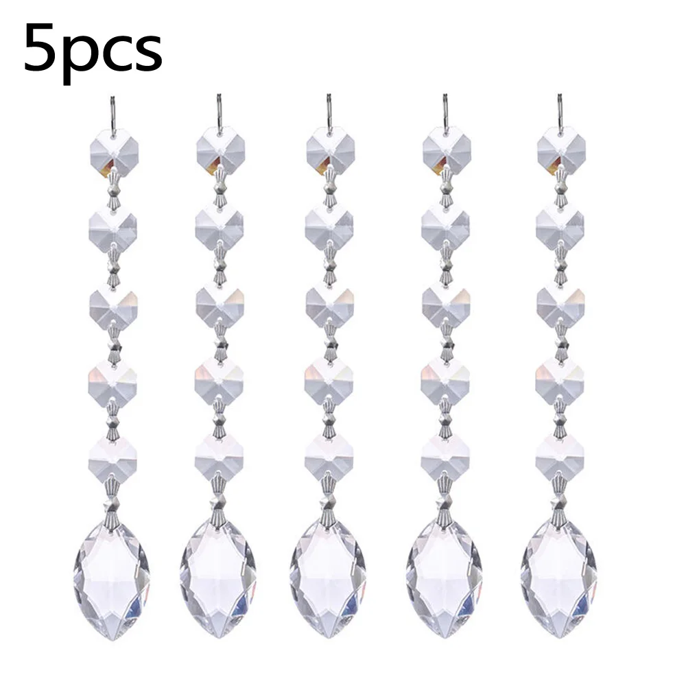 Clear Crystal pendants Prisms Candlesticks Weddings Chandeliers Decoration