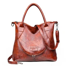 Gykaeo новые дизайнерские сумки высокого качества винтажные вместительные сумки-шопперы для женщин кожаные сумки через плечо женские ручные сумки Bolsa