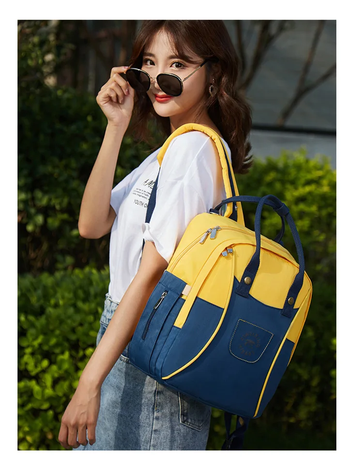

MOTHER'S Bag Multi-functional Nylon Mommy Backpack Large-Volume Feeding Bottle Nursing Pregnant Women Baby Backpack