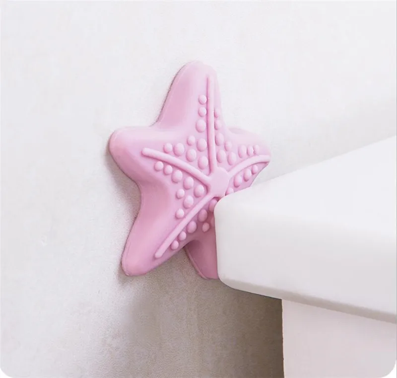 Luminous Silicone Rubber Star Pad Mute Rubber Pad to Protect the Wall Self Adhesive Stickers Door Stopper