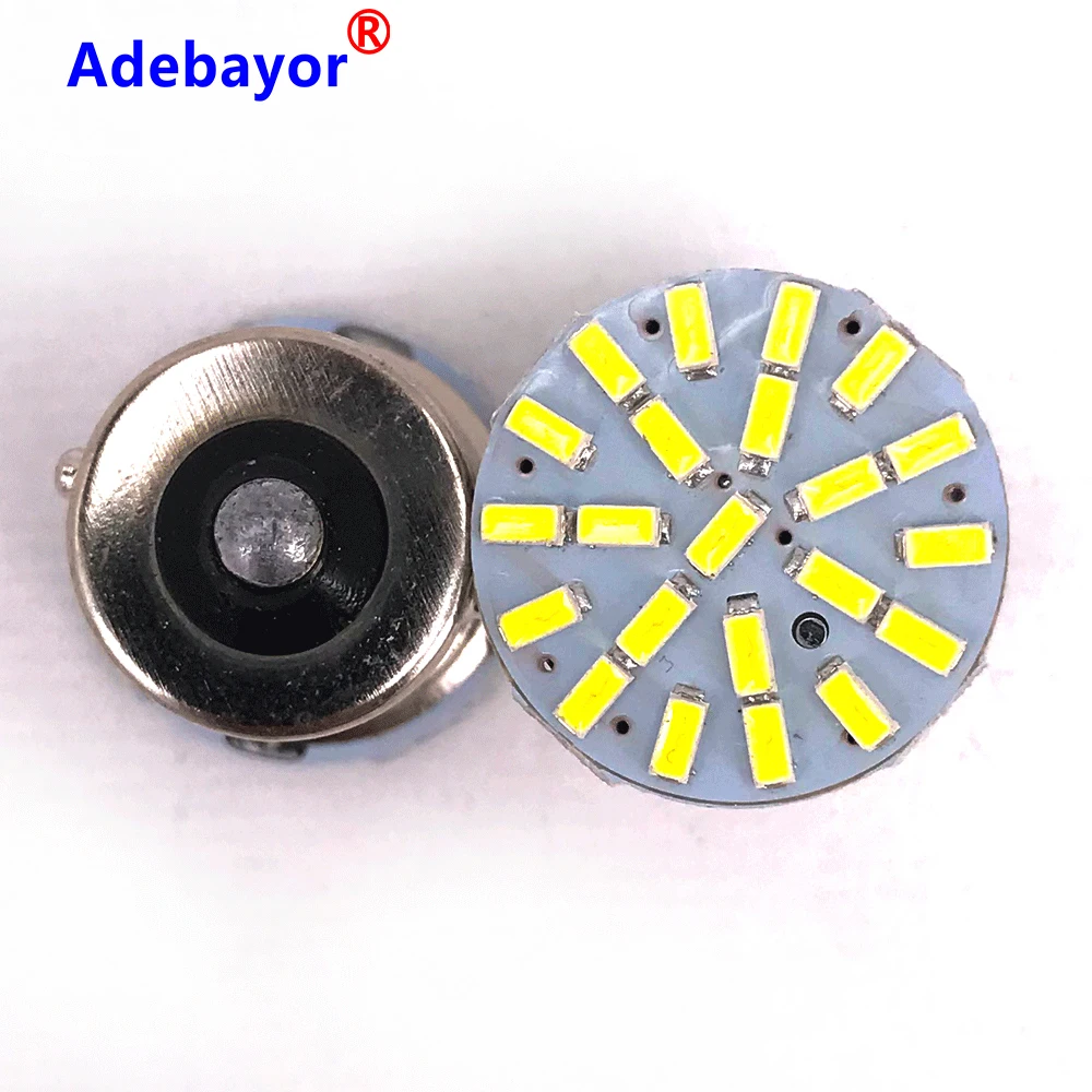 200x1156 BAY15S P21W 3014 22 SMD стробоскопическая вспышка Автомобильные светодиодные
