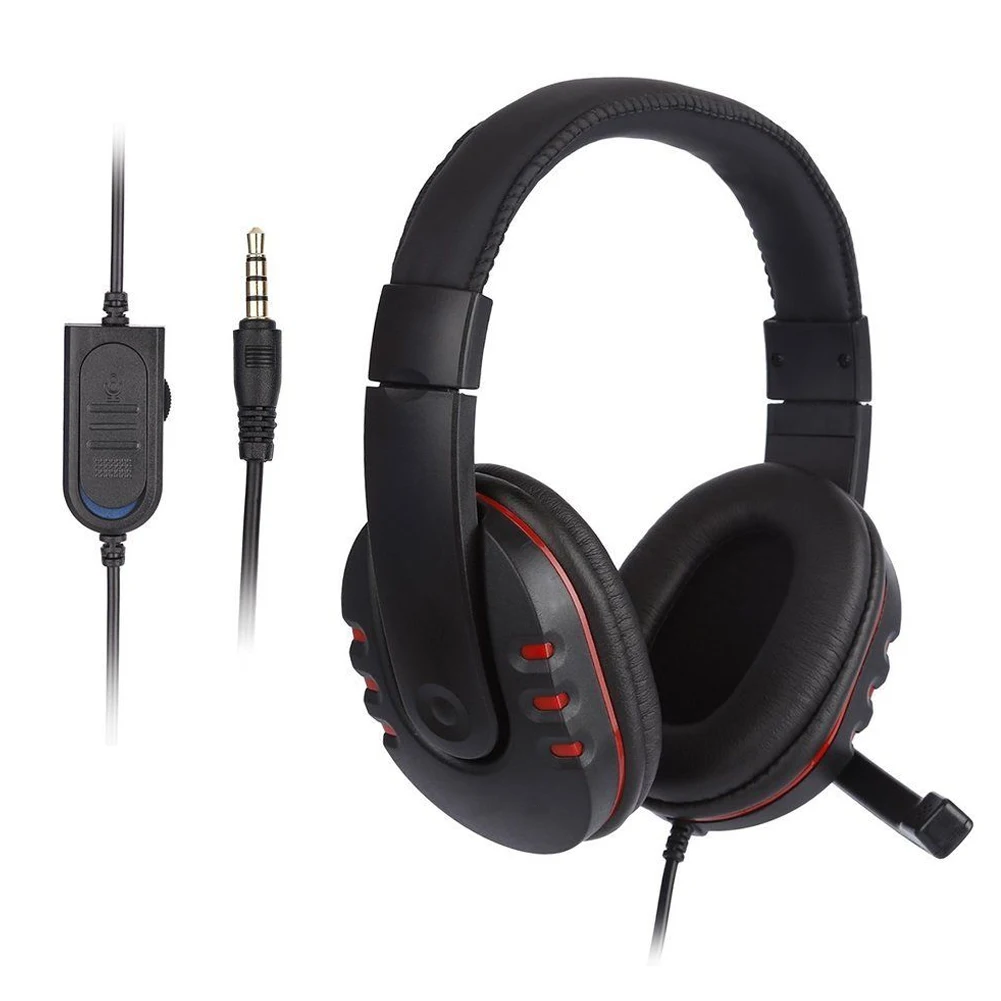 Universal Wired Computer PC Headband Headsets gamer Headphones With Mic 3 5mm
