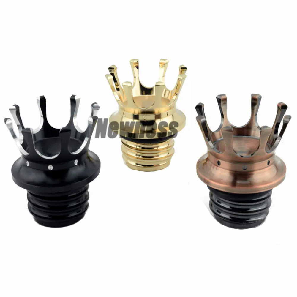 Крышка газового бака в стиле короны CNC Flush Oil топливный бак для Harley Sportster 1200 883 Road King