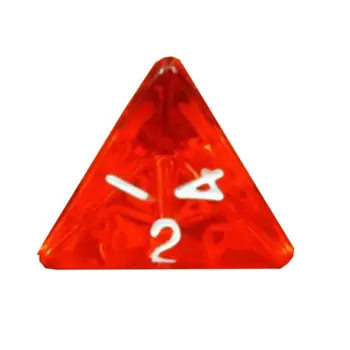 

70Pcs/Pack Four Sided Acrylic Number Dices for Dragon Dungeons DND Board Game