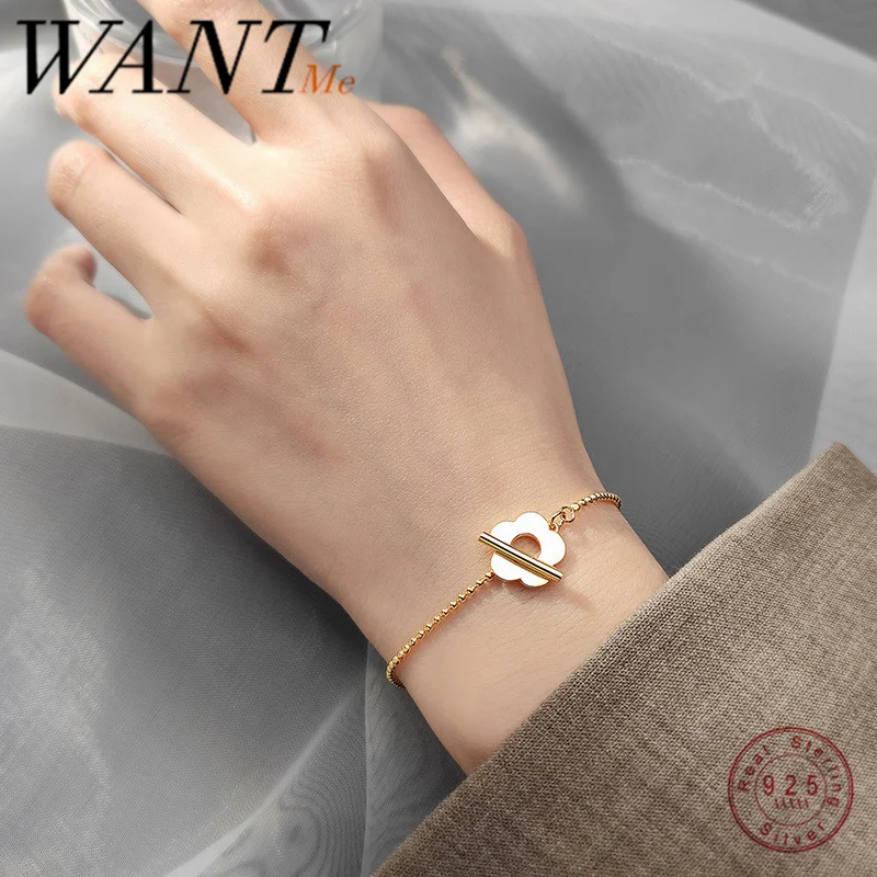 Женский минималистичный браслет WANTME ювелирное изделие в Корейском стиле с