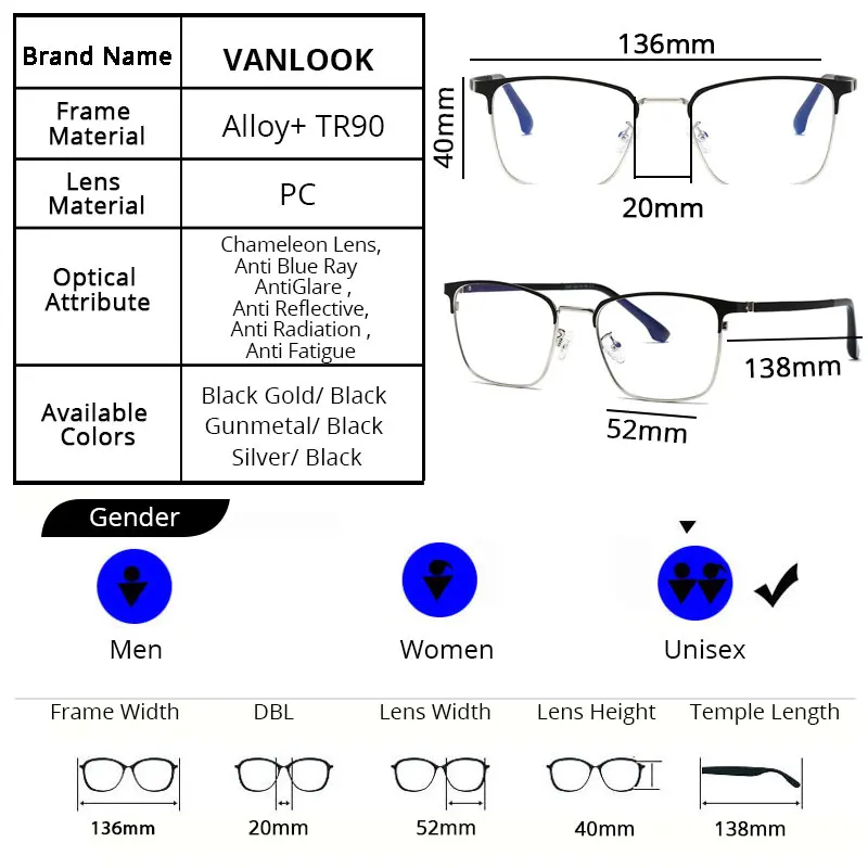Для мужчин игровой фотохромные очки для компьютера анти синий луч светильник Блокировка женщин Хамелеон солнцезащитные очки объектив Okulary Fotochromowe
