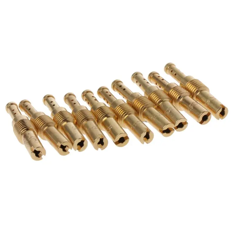 10pcs Carburetor Slow Jets Pilot Jet Kit For PWK Keihin OKO CVK Mikuni