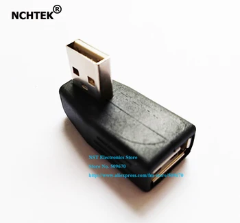 

NCHTEK 90 Degree Right Angled USB 2.0 A Male to Female Adapter For Notebook etc/Free Shipping/25PCS