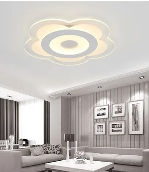 

Post-modern simple lamp led ceiling lamp bedroom lamp round warm romantic intelligent remote control