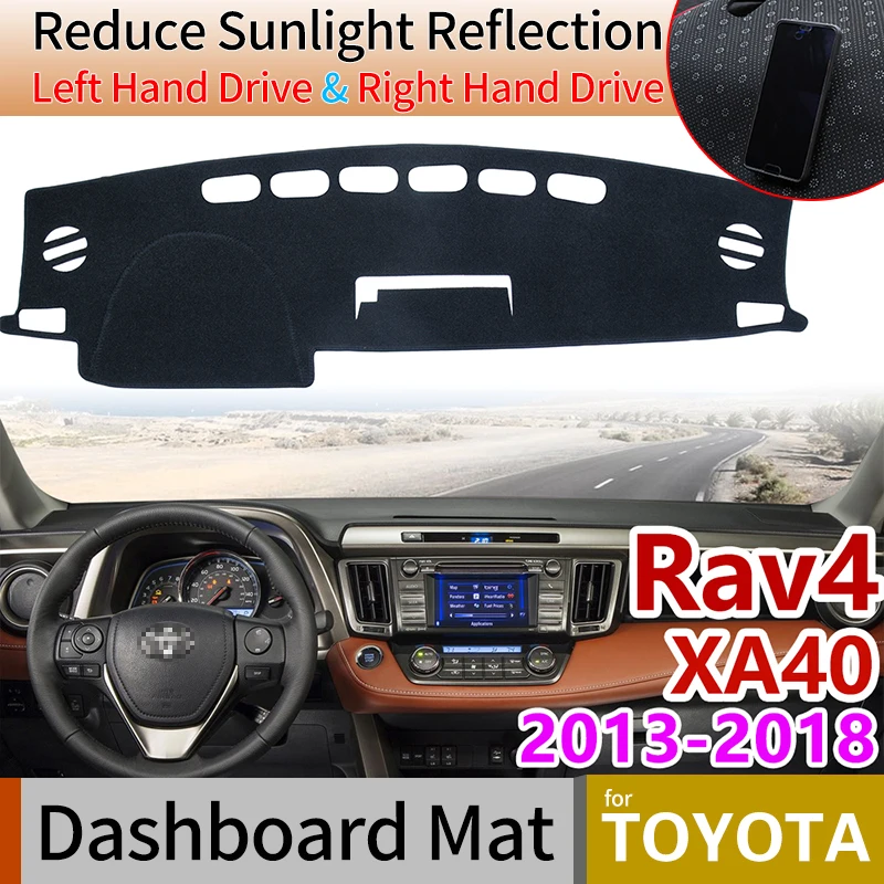 

for Toyota Rav4 XA40 2013~2018 RAV 4 40 Anti-Slip Mat Dashboard Dash Cover Pad Sunshade Dashmat Accessories 2014 2015 2016 2017