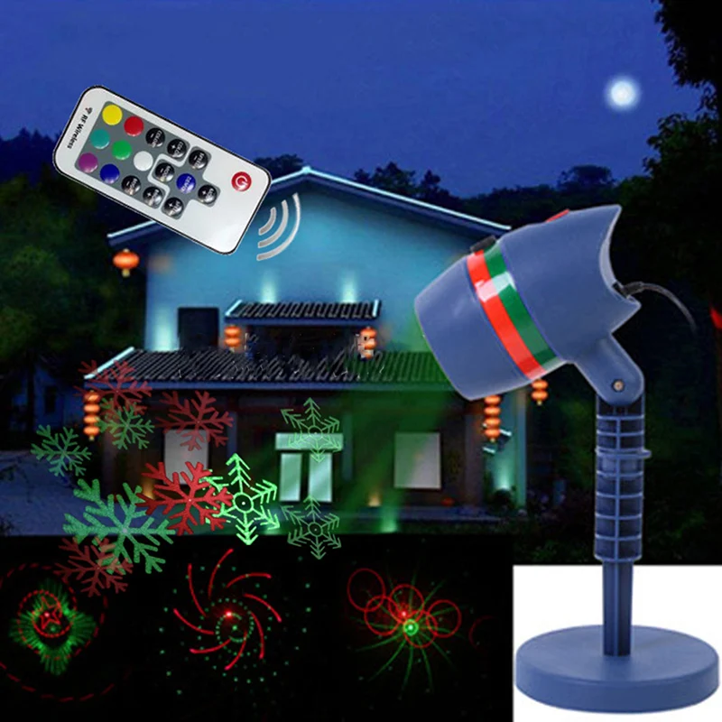 

Outdoor Waterproof Motion Laser Lights Star Projector for Yard Garden Christmas Party