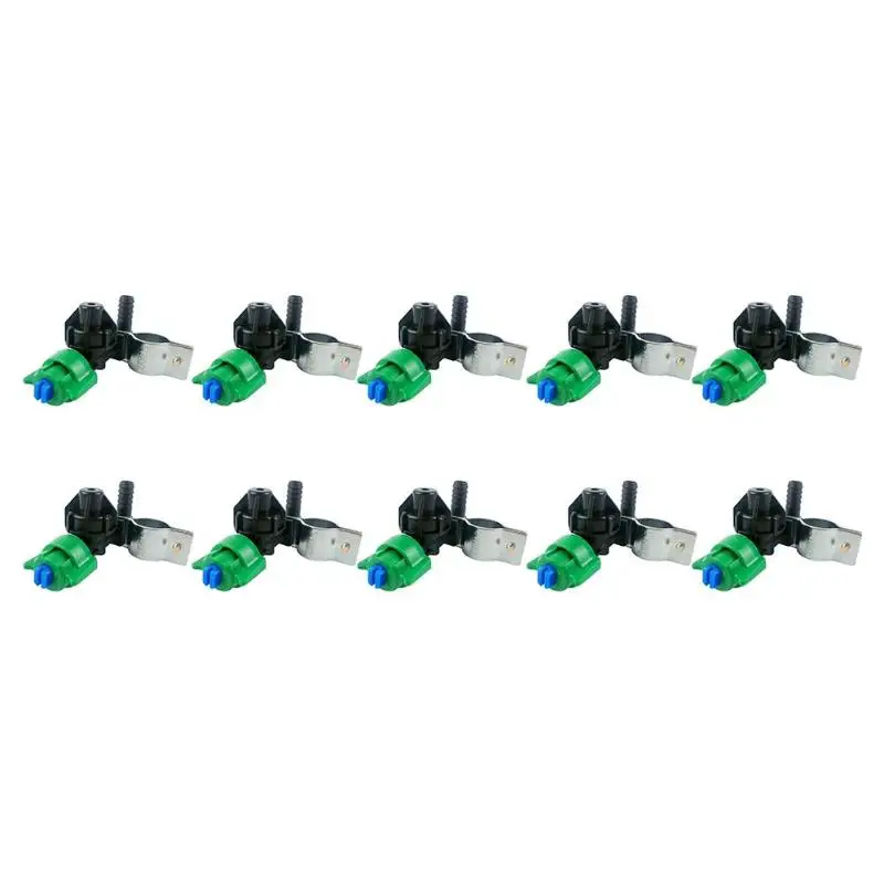 

10pcs Agriculture Pesticide Sprayer Fan ABS Metal Nozzle Pipe Garden Plant Farm Tools Agricultural Atomizing Sprinklers