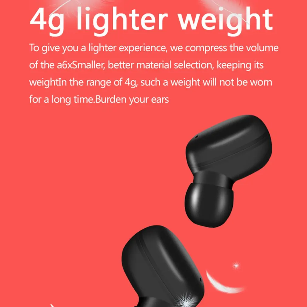 Беспроводные наушники A6x с поддержкой Bluetooth 5 0 и функцией отпечатков