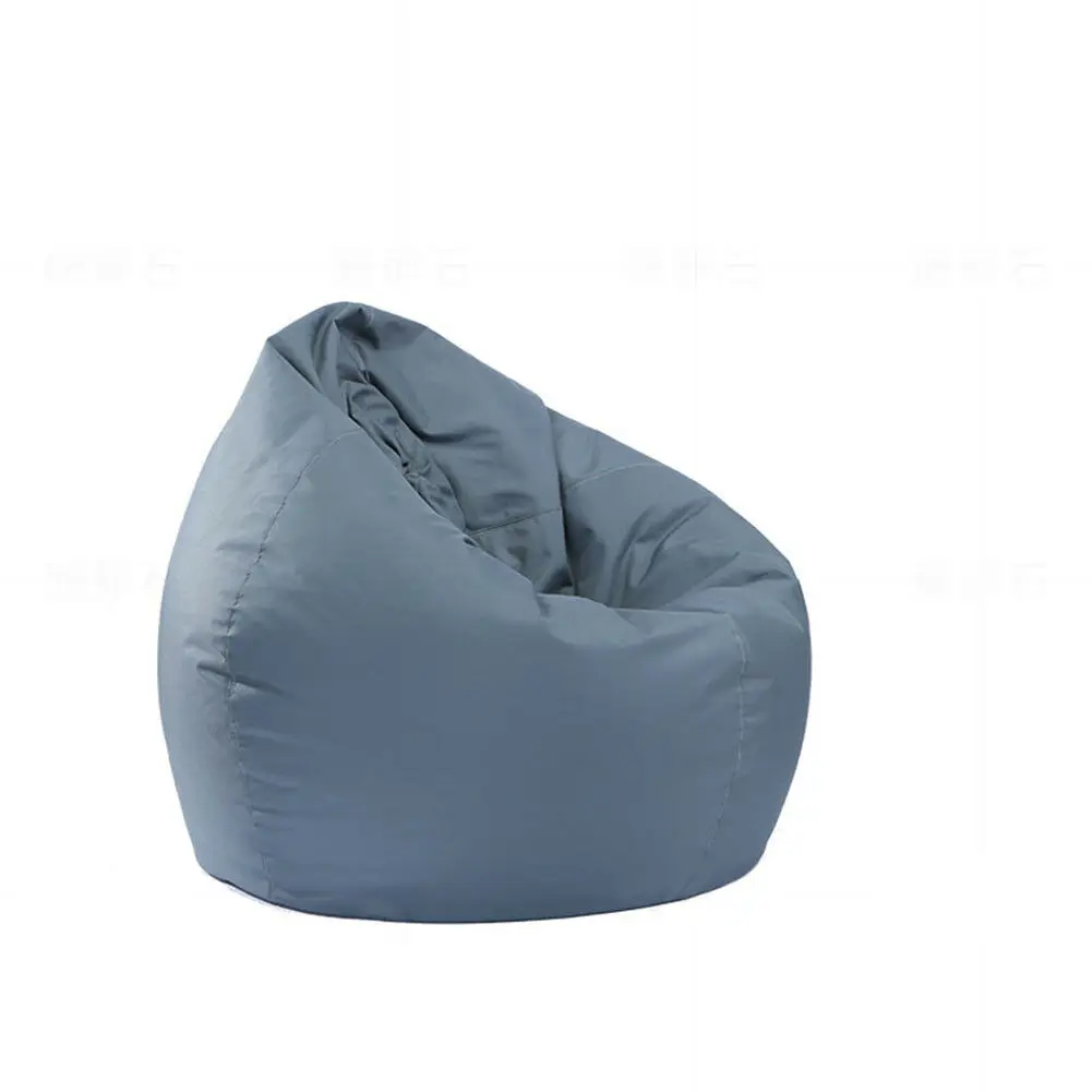 1 шт. ненаполненный Lounge Bean Bag домашний мягкий ленивый диван уютный Одноместный стул прочная мебель - Цвет: C