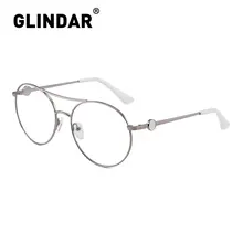 Круглые металлические очки для компьютерных игр для мужчин и женщин, анти-синий светильник, очки, синий светильник, блокирующий okulary
