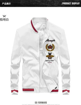 

Men's embroidered casual jacket and coat in spring and Autumn