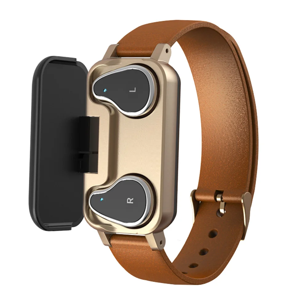 Men Women Smart Bracelet with Earphones Sports Heart Rate Sleeping Monitoring GK8899