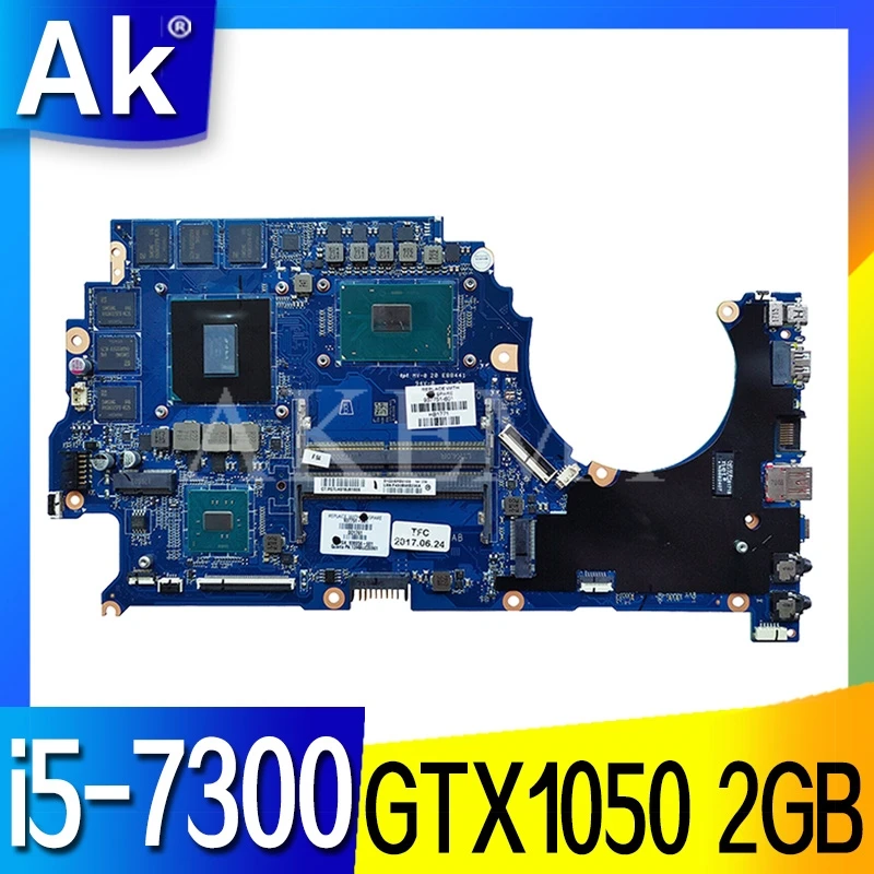 Для For HP OMEN 15 CE CE001TX TPN Q194 материнская плата для ноутбука 929484 601 001 GTX 1050 2GB i5 7300 CPU