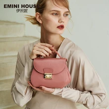 EMINI HOUSE, масло, воск, спилок, кожа, сумка на плечо, замок, сумки через плечо для женщин, роскошные сумки, женские сумки, дизайнерские